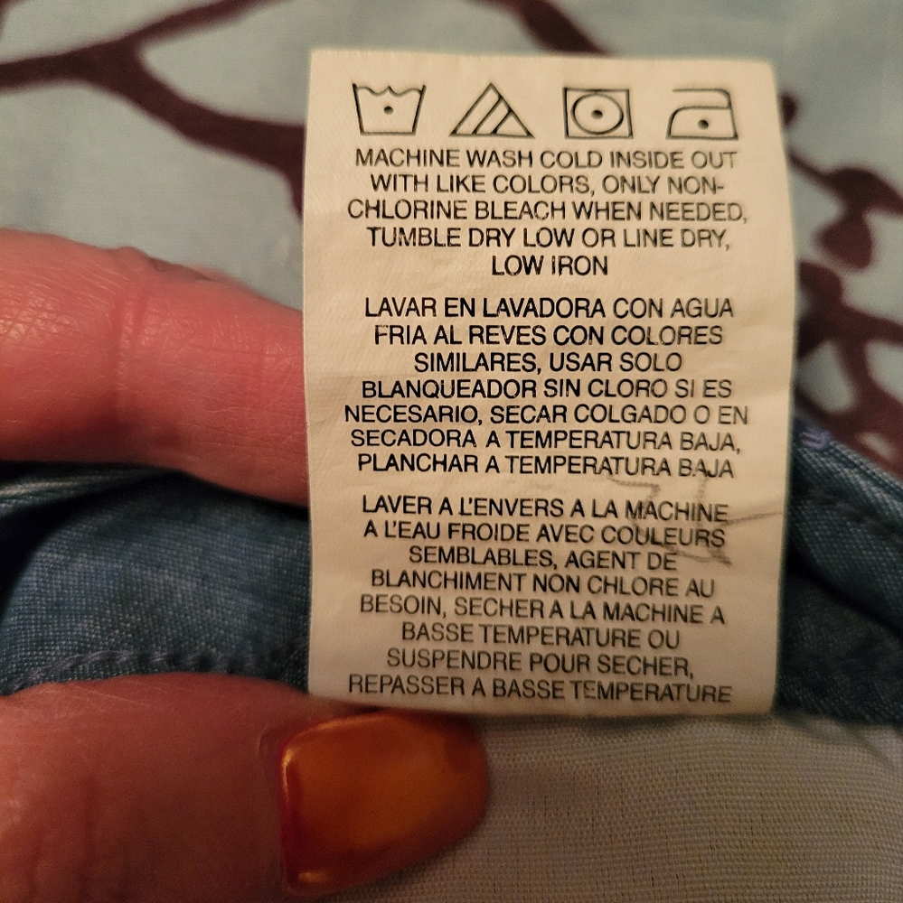 Lee Blue Chambray Cargo Shorts NWT - Picture 10 of 11